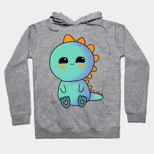 Rainbow Dino Hoodie